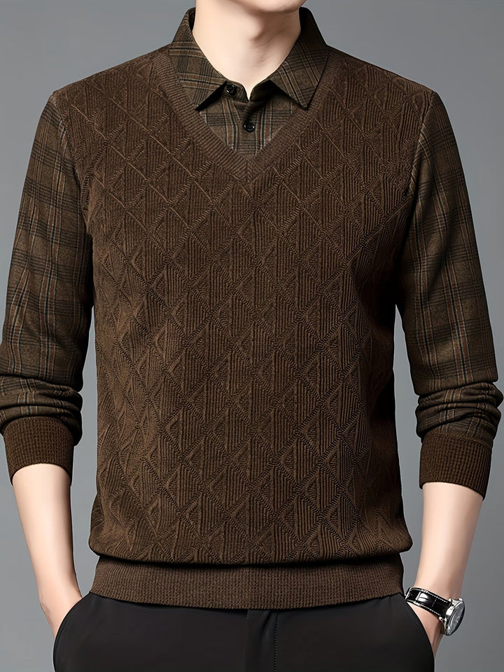 Alan – Langärmeliger Strickpullover