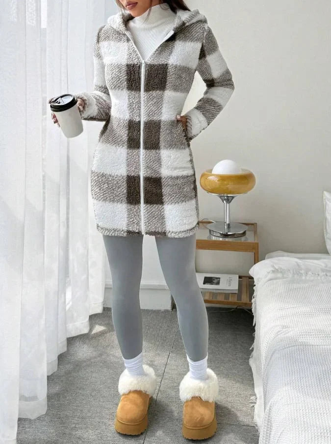 Tissaia - Stylische Kapuzenjacke Mit Reißverschluss