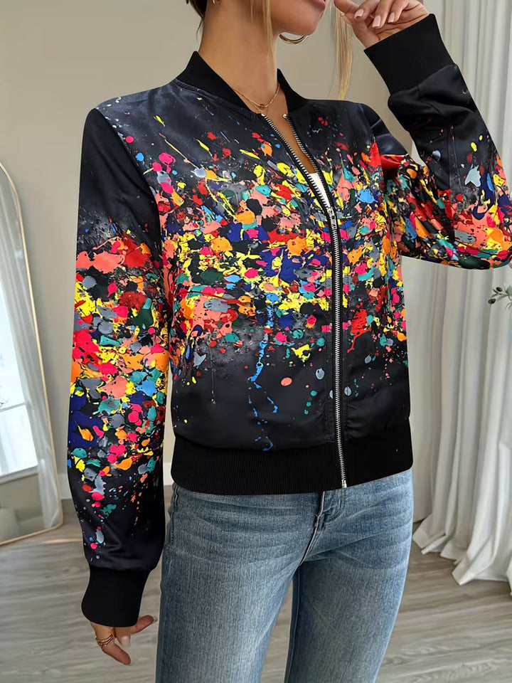 Riena – Jacke Mit Lebhaftem Tie-Dye-Drucken