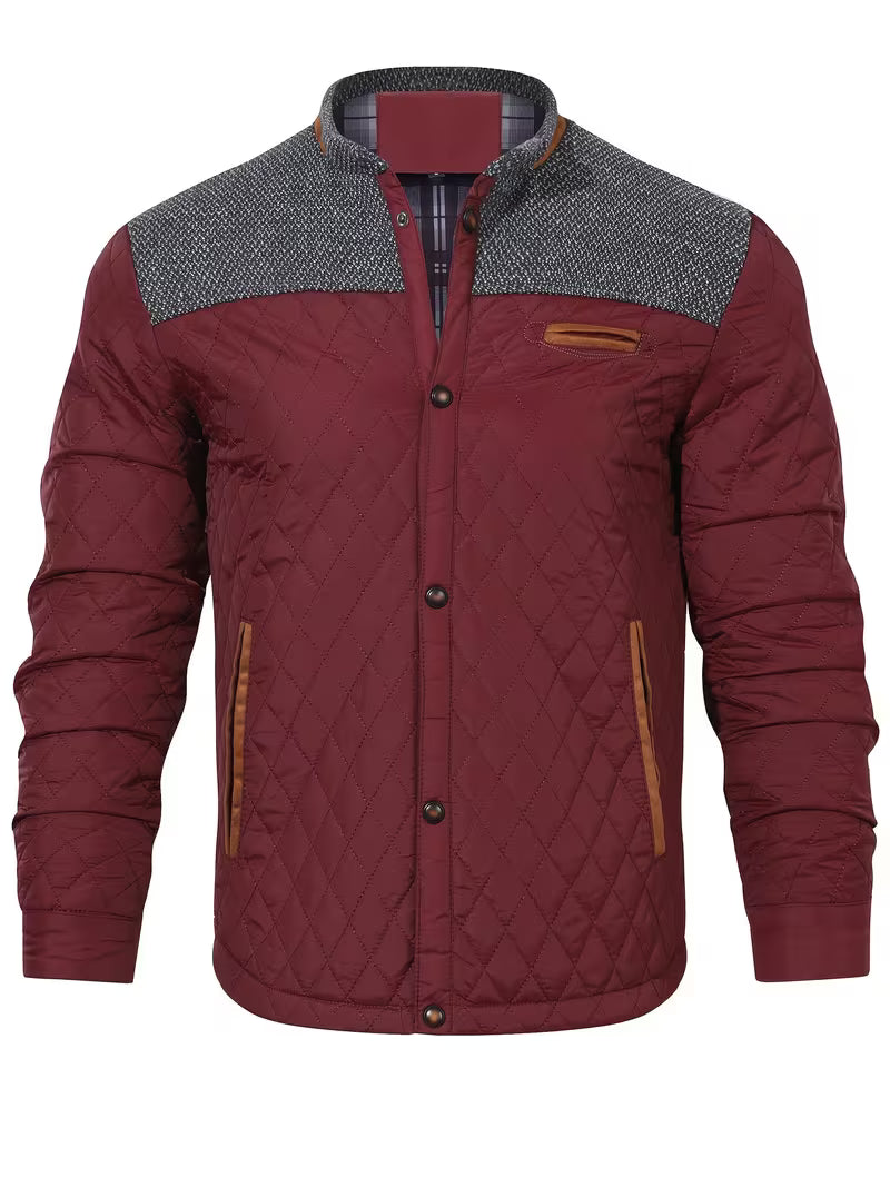 Stetson – Pufferjacke Mit Rauten-Patchwork