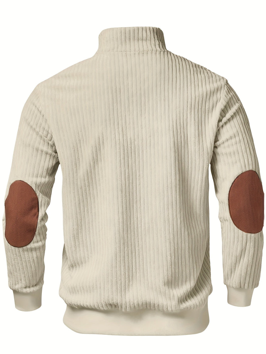 kortez – Lässiger Strickpullover Mit Halbem Reißverschluss