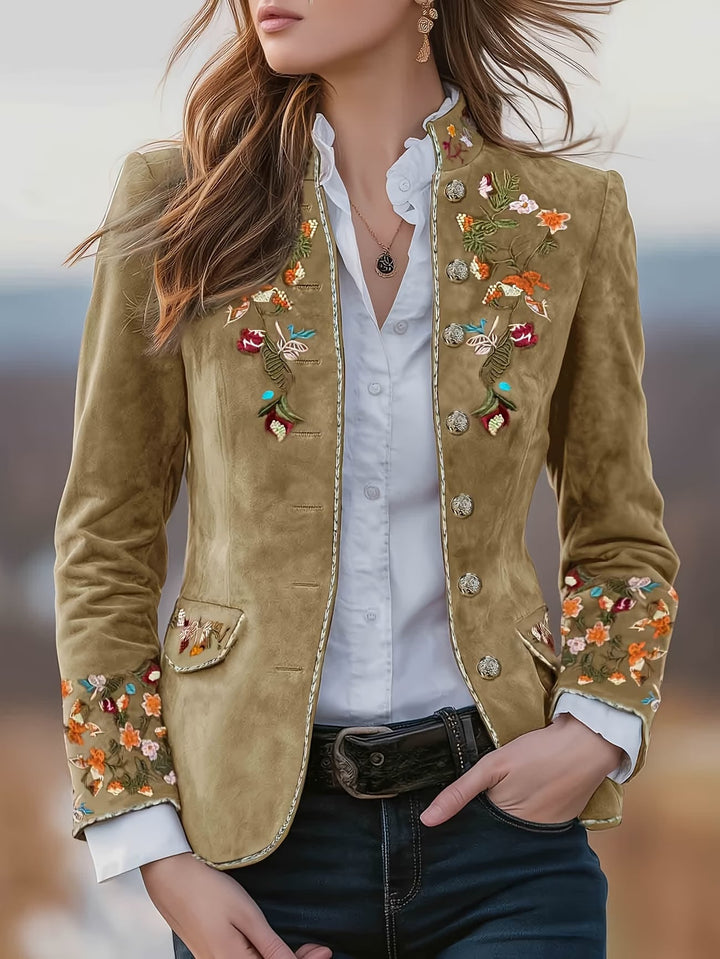 Anisaa – Elegante Jacke Mit Stehkragen