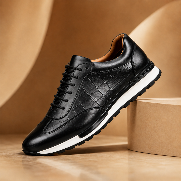 Hubert – Schnür Turnschuh Aus Leder