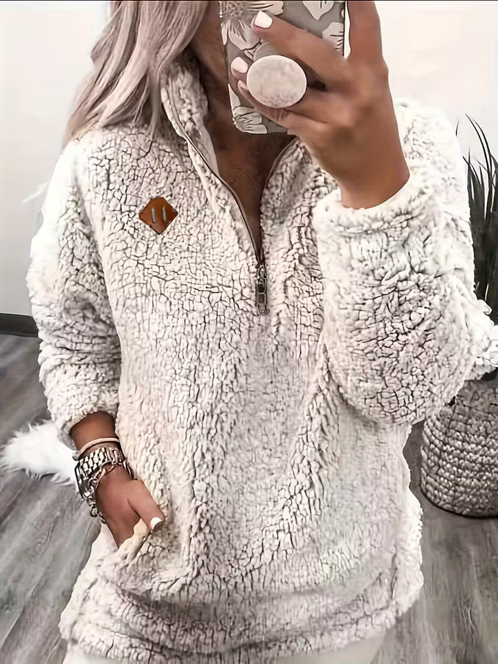 Humera - Elegante Langarmjacke Mit Reißverschluss