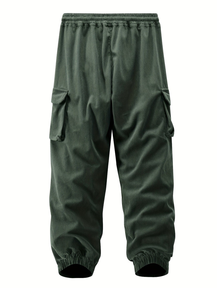 Genevieve - Jogginghose Aus Kord Mit Kordelzug Der Taille