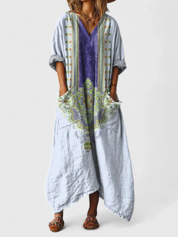 Chathumi - Elegantes Kleid Mit Aufdruck
