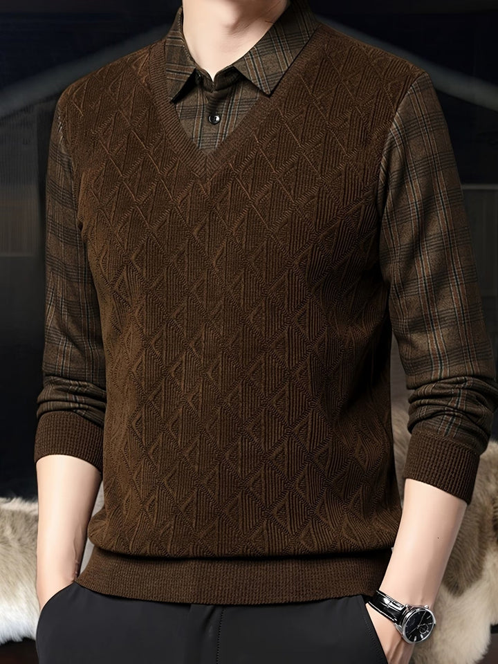 Alan – Langärmeliger Strickpullover