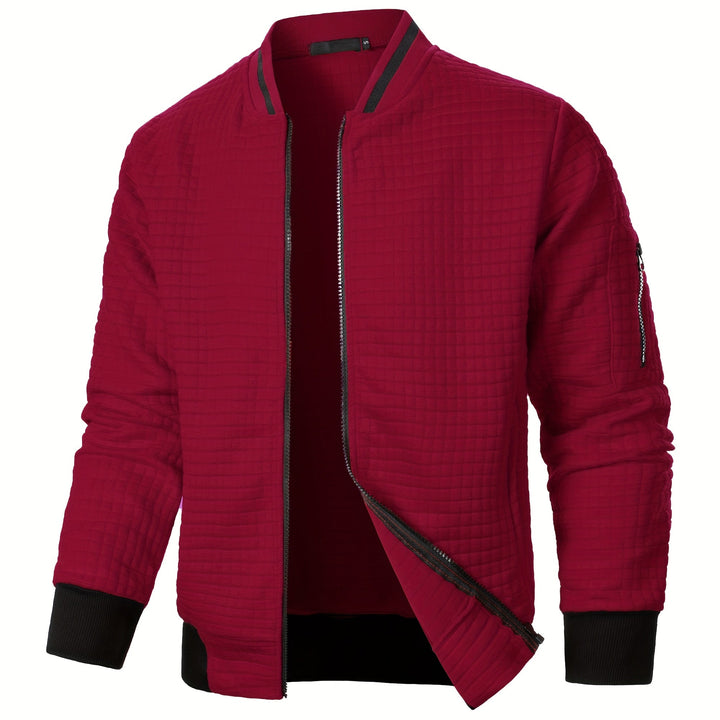Benjie - Strick Jacke Mit Stehkragen Und Reißverschluss