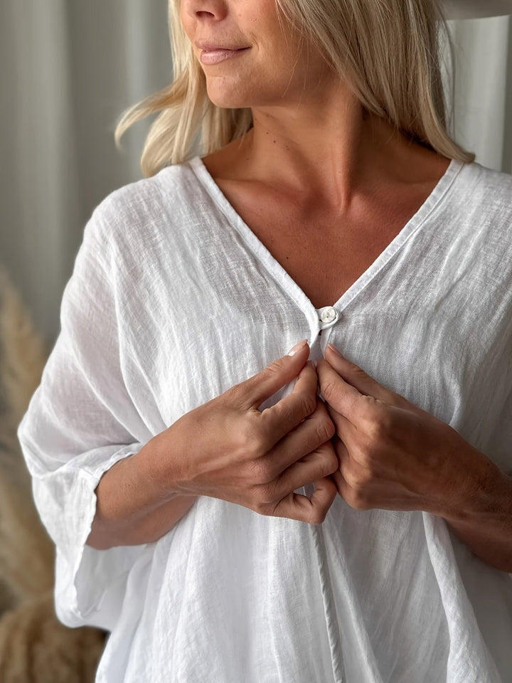 Winnie - Bluse Im Bohemian Stil Mit Weiten Ärmeln