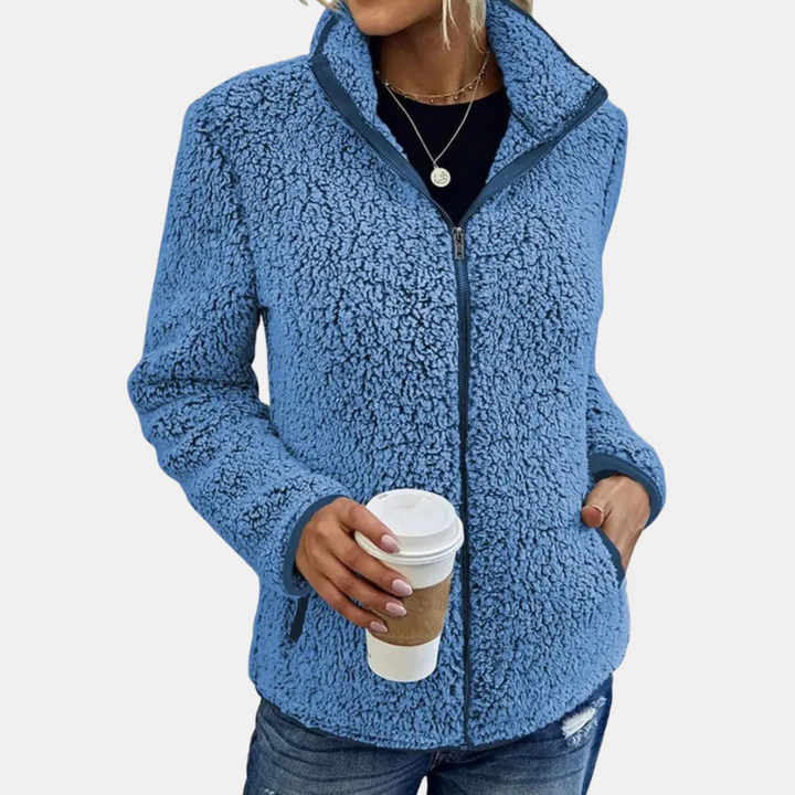 Sureena – Lässige Vlies Jacke