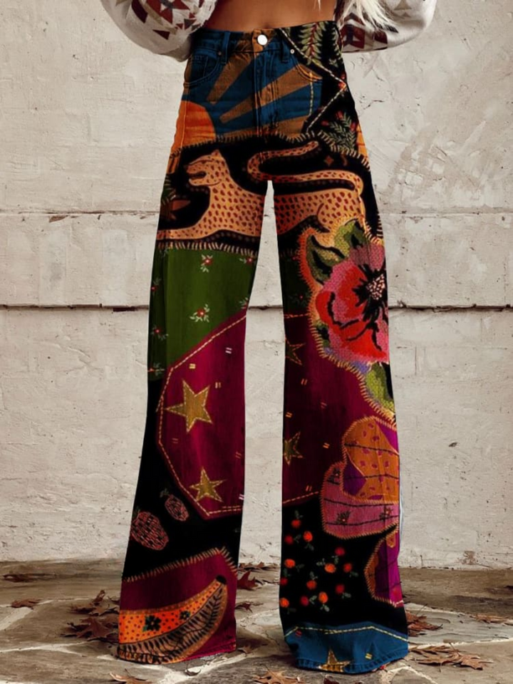Gallegos – Boho Retro Hose im Vintage Stil