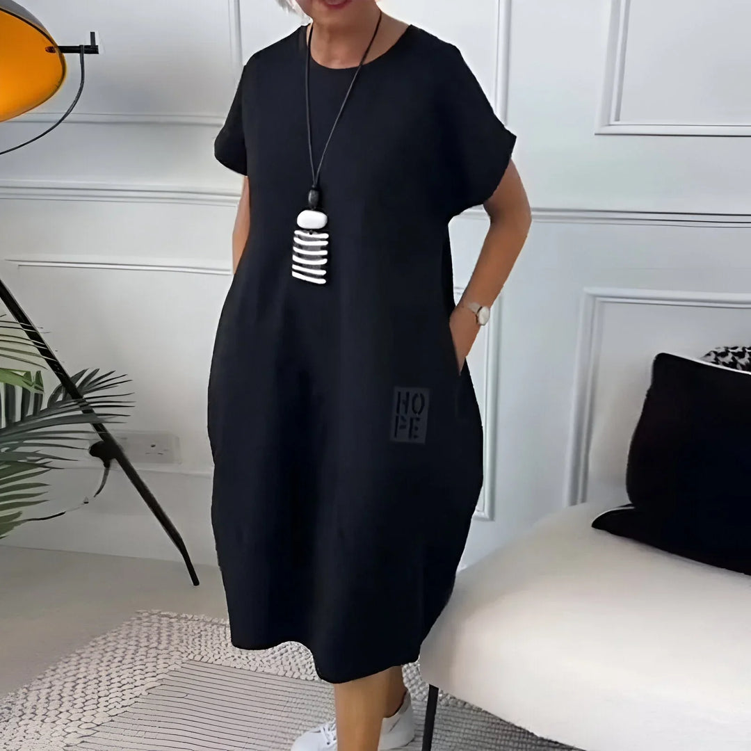 Jocelyn – Bequemes Freizeitkleid Mit Tasche
