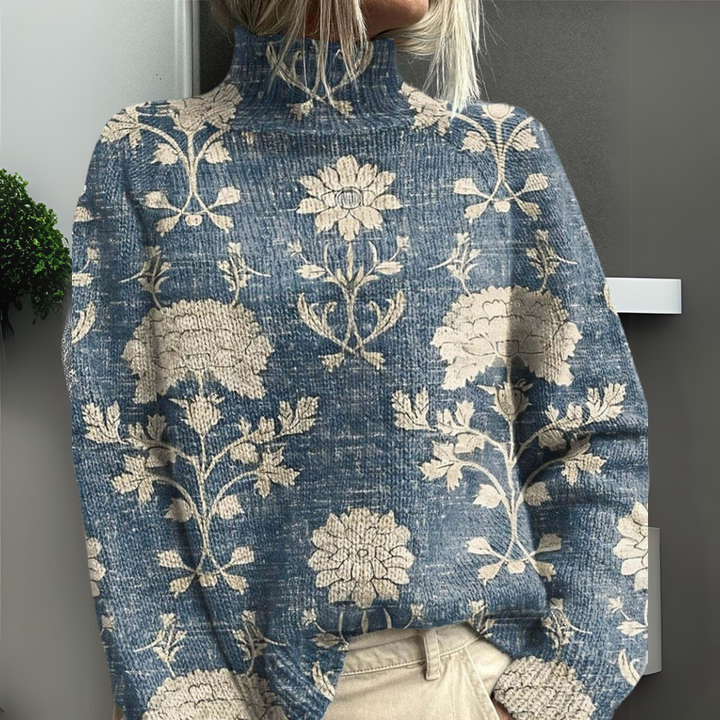 Rasha - Bunt Bedruckter Pullover