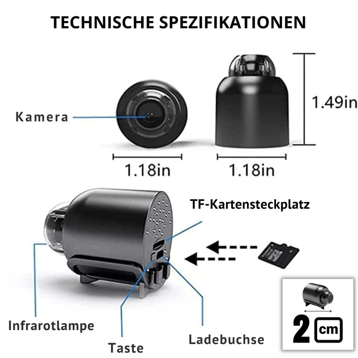 UltraClip – HD-Mini Sicherheit kamera