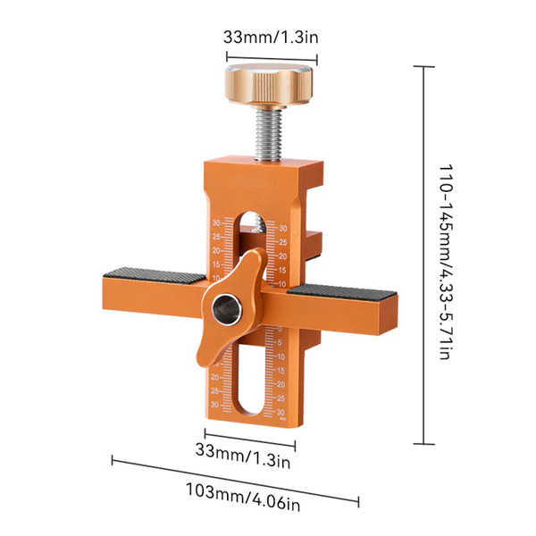 JigMaster - 2-in-1 Schranktür Montagevorrichtung