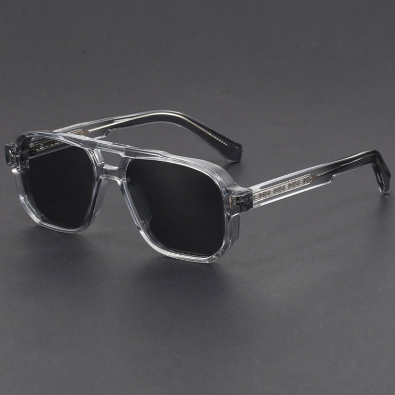Kieran – Sonnenbrille mit Zweifarbigem Rahmen und eckiger Form