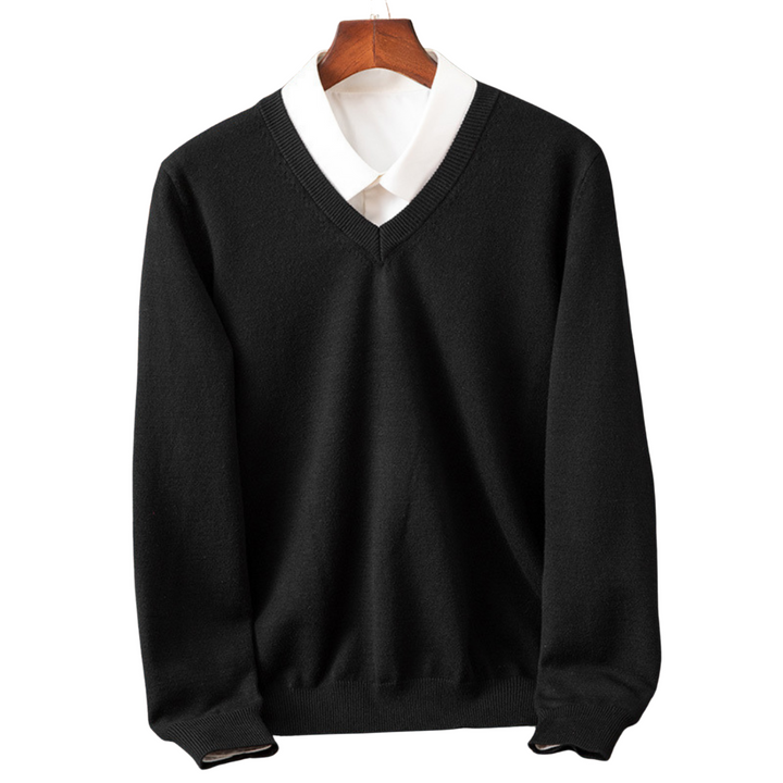 Stokes – Kaschmirpullover Mit V-Ausschnitt
