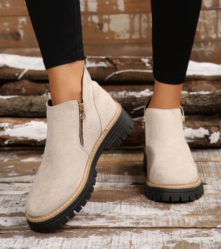 Miladie - Orthopädischer Stiefel Mit Seitlichem Reißverschluss