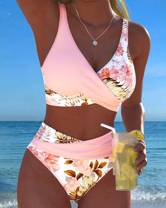Killiane – Bikini Mit Floralem Kontrast
