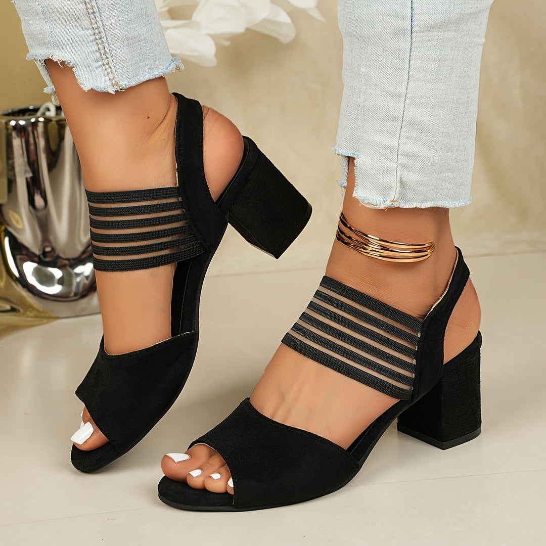 Aretha - Elegante Trendige Schuhe Mit Klobigem Absatz