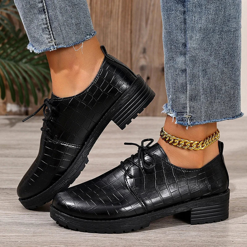 Niyra – Derby Schuhe Mit Schnürung Und Klobiger Sohle