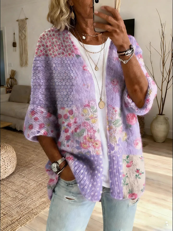 Stevena – Pullover Mit Elegantem Blumenmuster