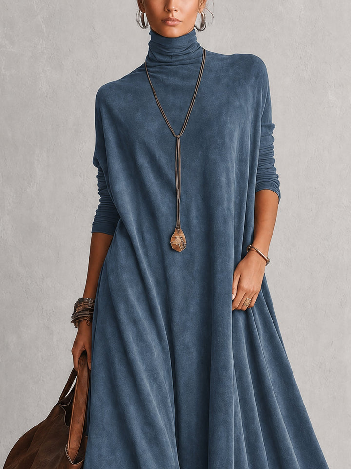 Albria – Langärmliges Maxikleid im Vintage-Stil