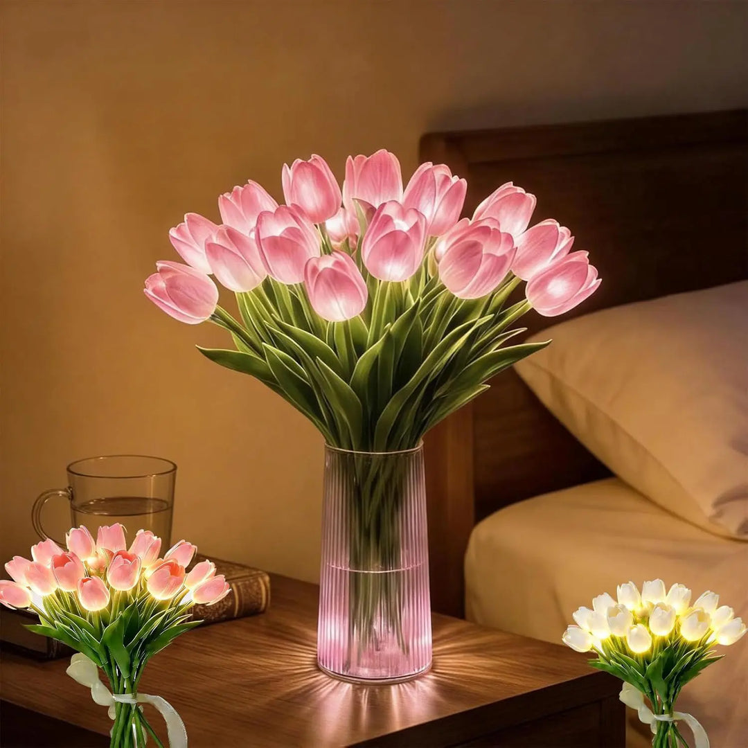 Petaluxe - Elegante LED Blumenvase Mit Beleuchtung Für Eine Gemütliche Wohnatmosphäre