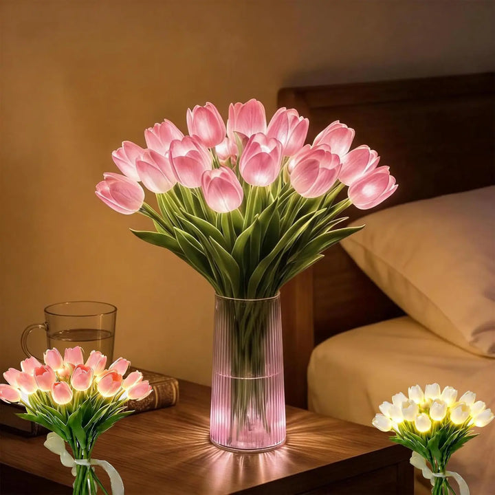 Petaluxe - Elegante LED Blumenvase Mit Beleuchtung Für Eine Gemütliche Wohnatmosphäre