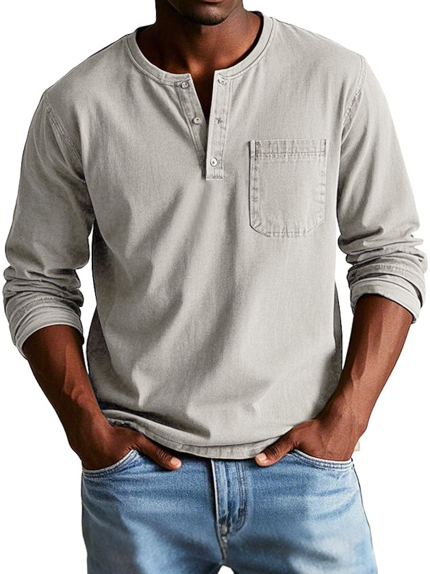 Gerry - Jeans Hemd Mit Tasche
