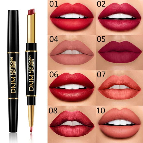 Wasserfester 2-in-1-Lippenstift Lip Liner