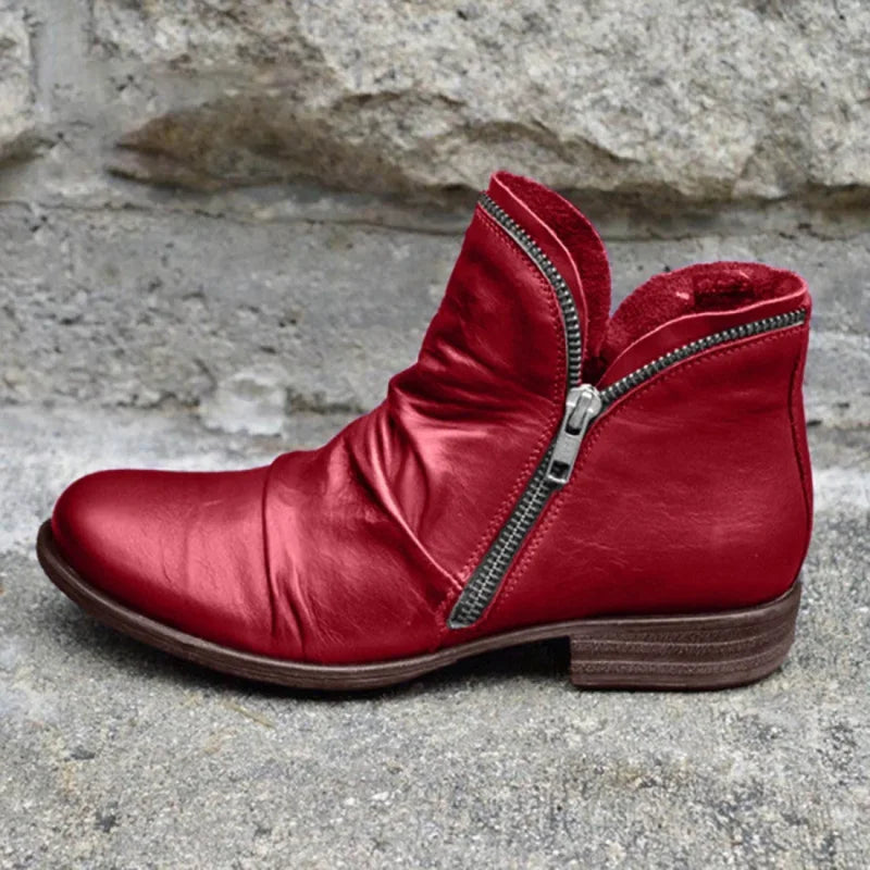 Lianella – Orthopädische Stiefeletten Mit Reißverschluss