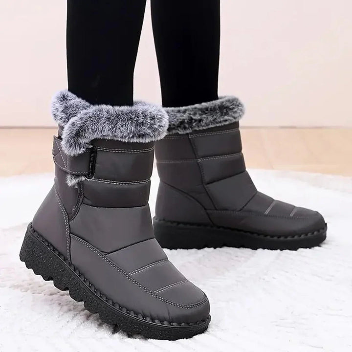 Kfirah – Schneegestiefeletten Mit Kunstfell