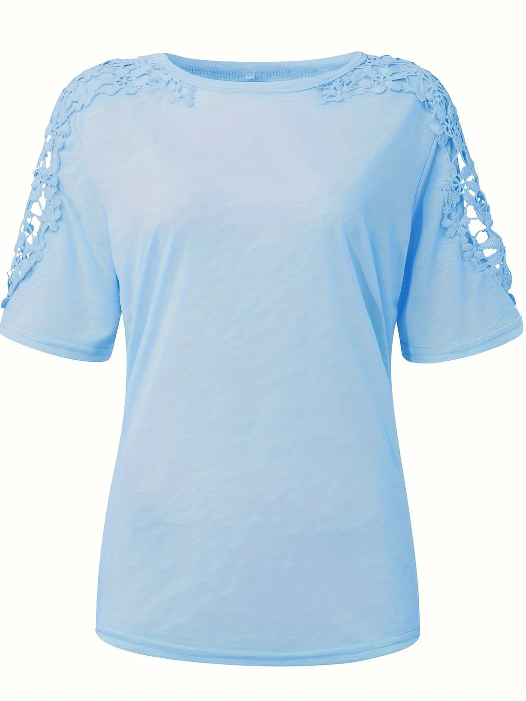 Ancuta – Elegantes Sommer Kurzarm T Hemd Mit Spitze