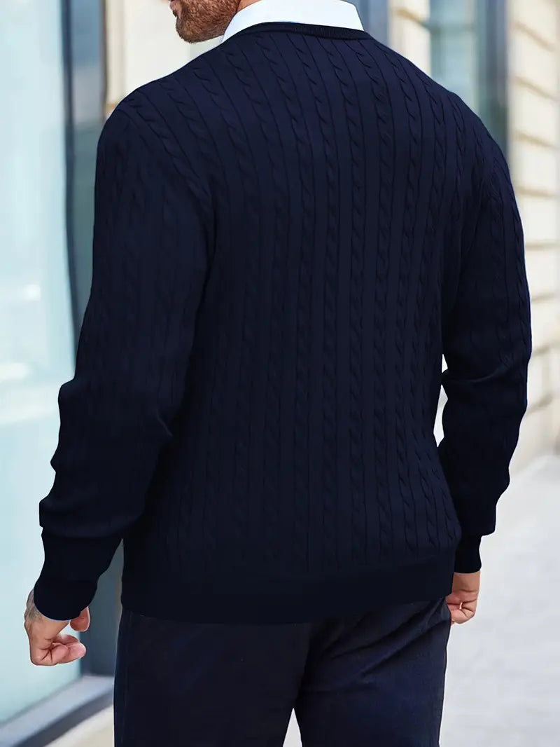 Jonty – Gestrickter Langarm Rollkragenpullover
