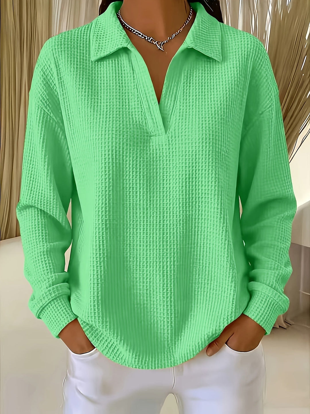 Daphnie - Elegantes Hemd Mit Polokragen
