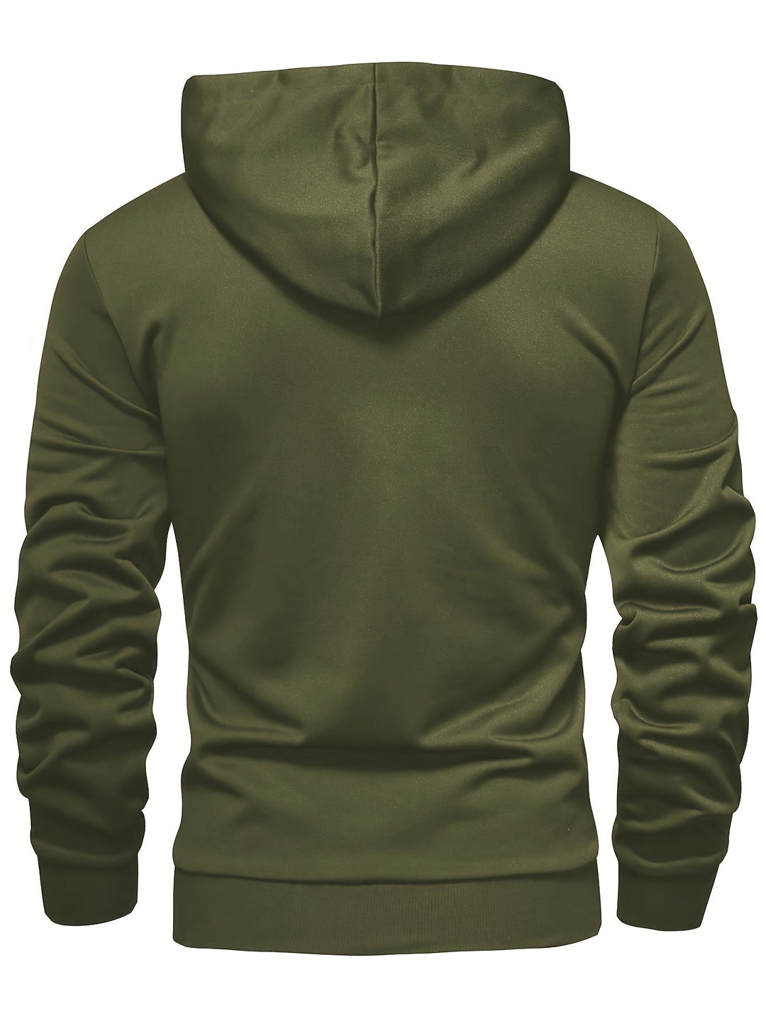 Klod – Lässiger Langarm Kapuzenpullover Mit Knöpfen