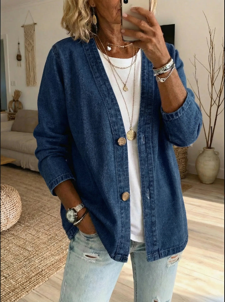 Helama - Lässige Leichte Jeans Jacke