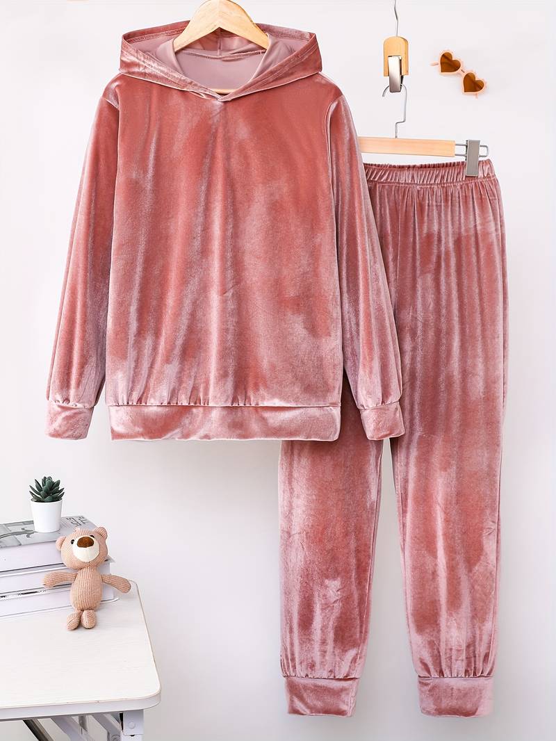 Tiferet - Elegantes Set Aus Kapuzen Pullover Und Hose