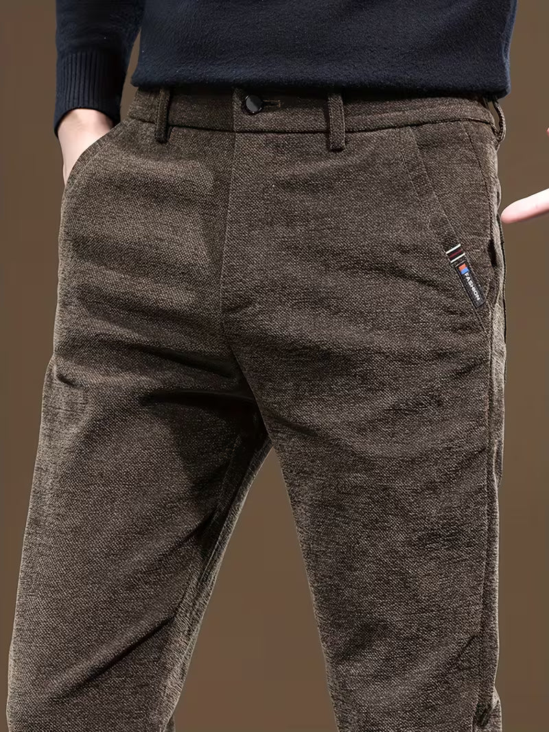 Talcott – Lässige Hose in Slim-Fit Passform mit Struktur