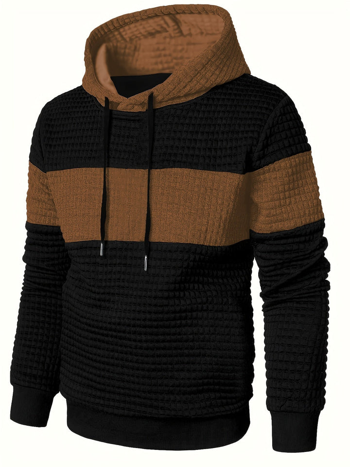 Fredric - Blockierung Stilvoller Kapuzenpullover Schweiß Hemd