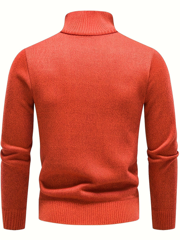 Gerdt – Lässiger Langarm Strickpullover