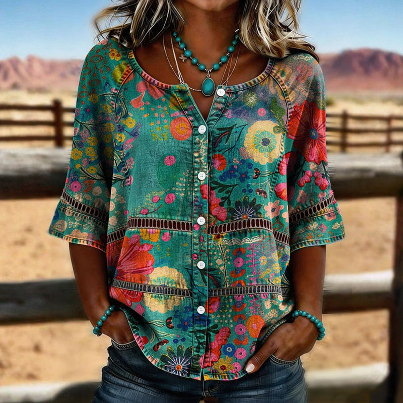 Lenny – Bluse mit Blumenmuster