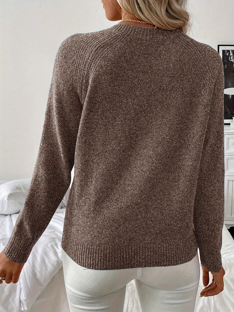 Pascuala – Eleganter Strick Pullover Mit Perlen