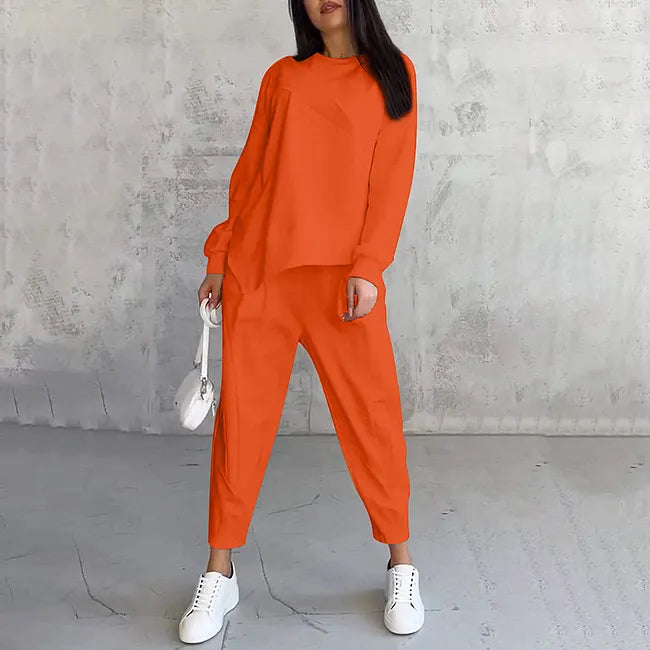 Tashia – Lässiges Set aus Langarm Pullover Und Jogginghose