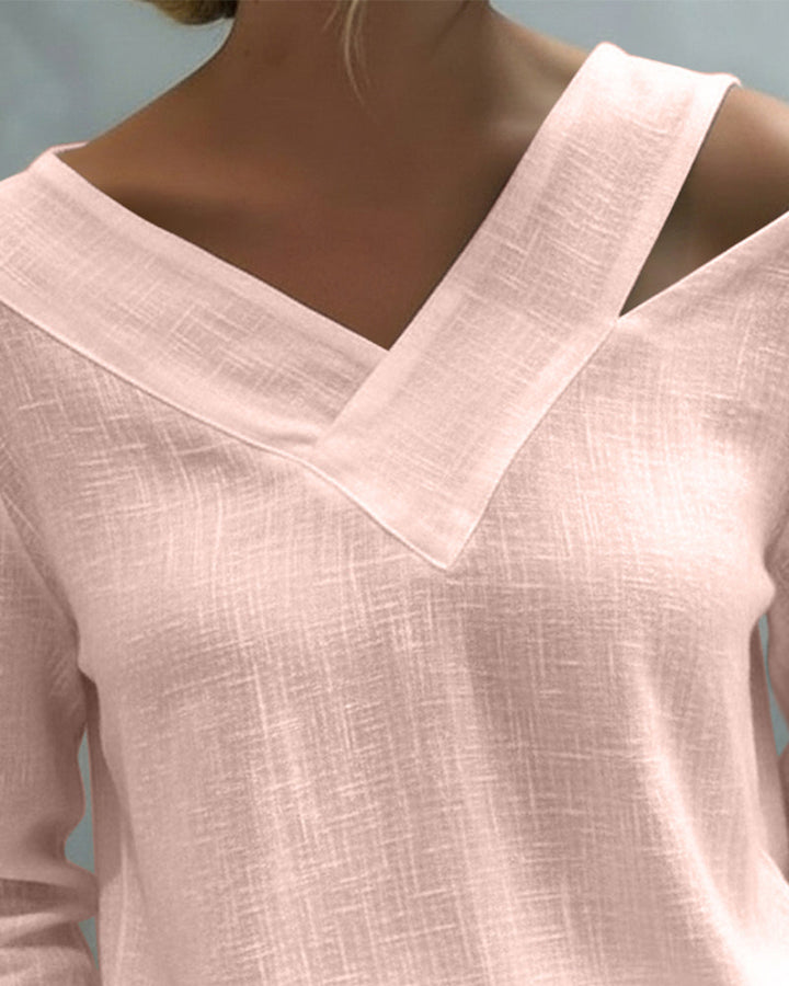 Makeeta – Elegantes Oberteil Mit V-Ausschnitt Und Trägern