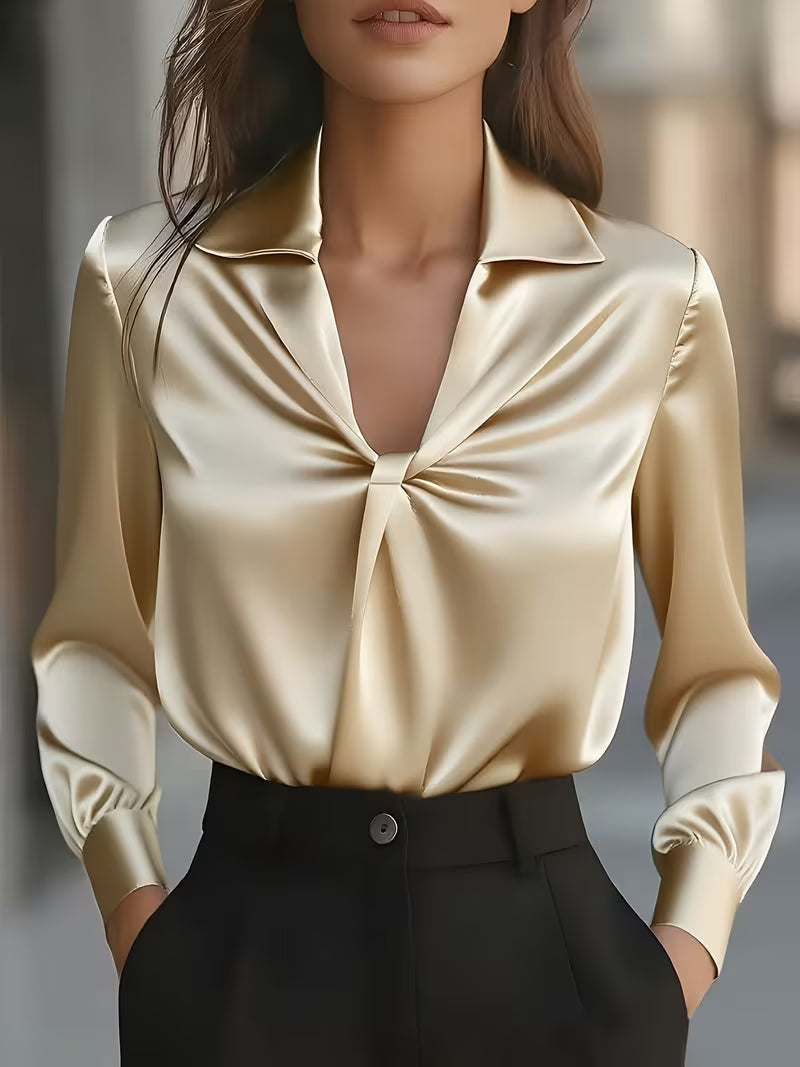 Leylah – Elegante Langarmbluse