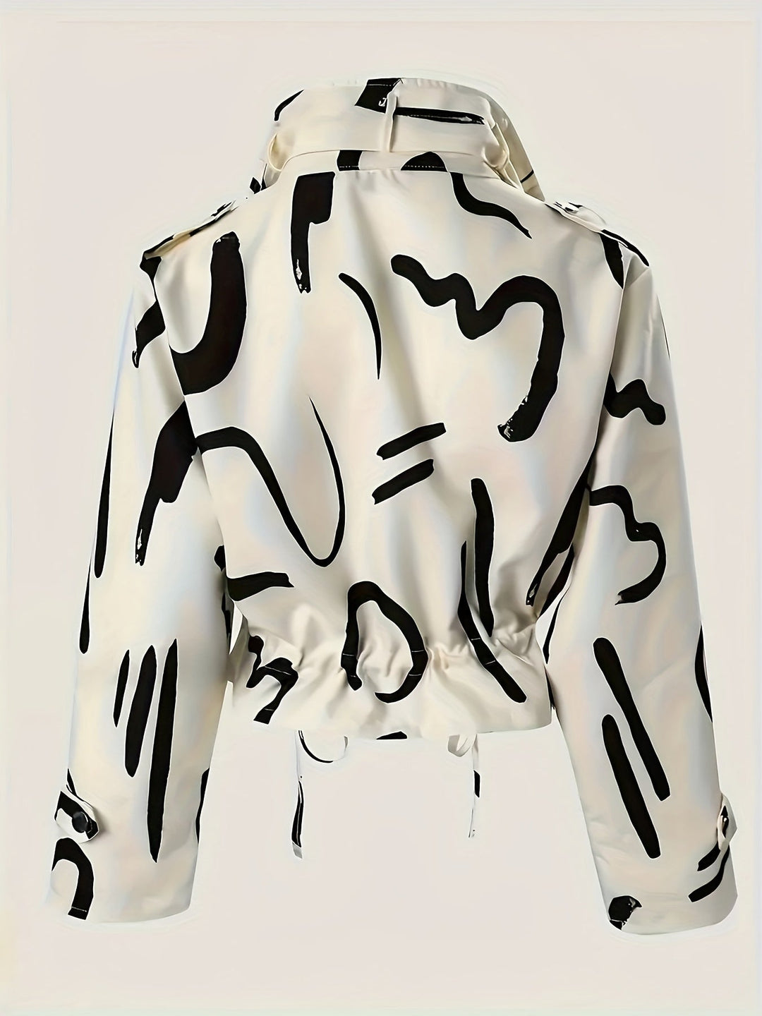 Fredely - Jacke Mit Kordelzug in Der Taille Und Mehreren Taschen