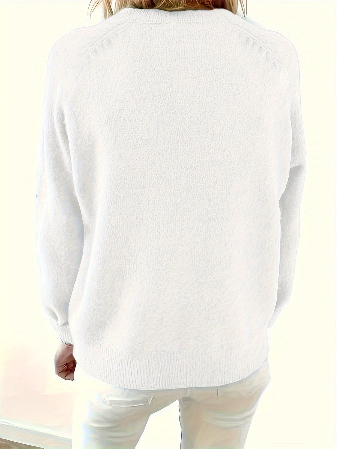 Yelena - Langärmeliger Pullover Mit Knöpfen