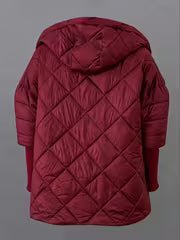 Stephenson – Jacke mit Kapuze Und Rauten Steppmuster